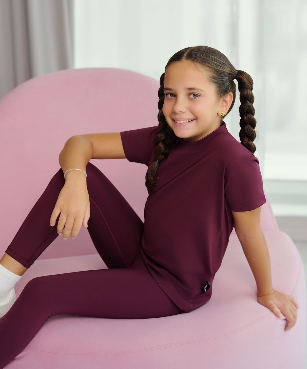 MULU Classic Unisex Kids T-shirt - Maroon