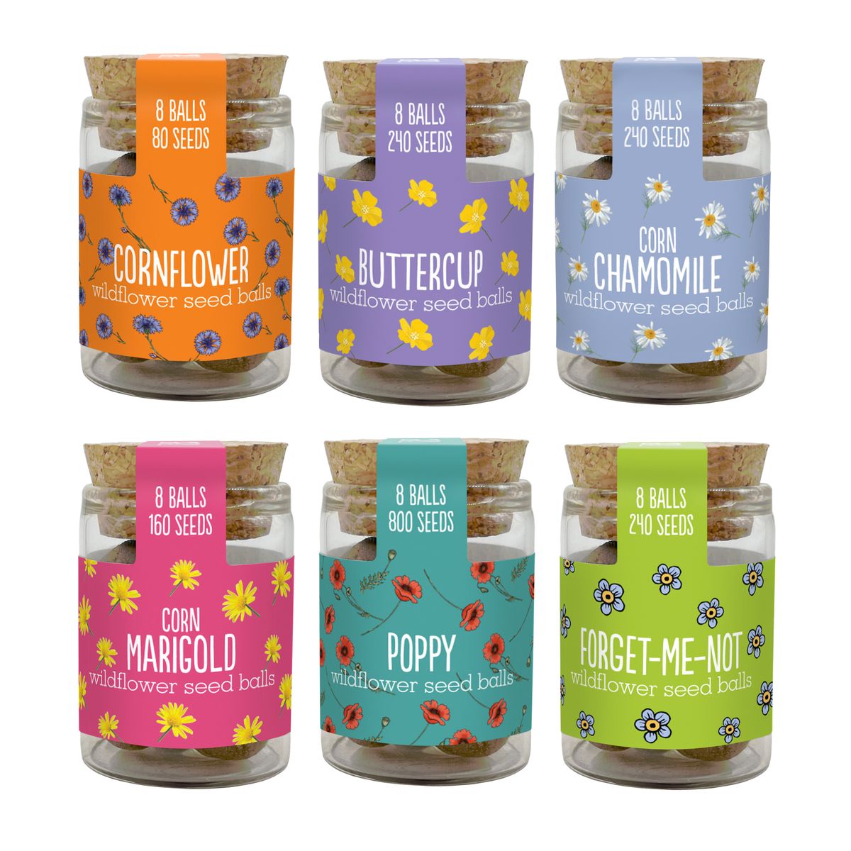 Wildflower Jars