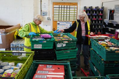 FareShare Sussex & Surrey sorting surplus food to redistribute