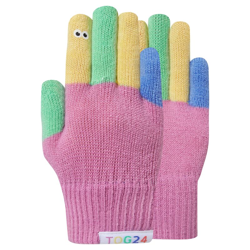 Adal Kids Shaun the Sheep Knit Gloves - Piglet Pink