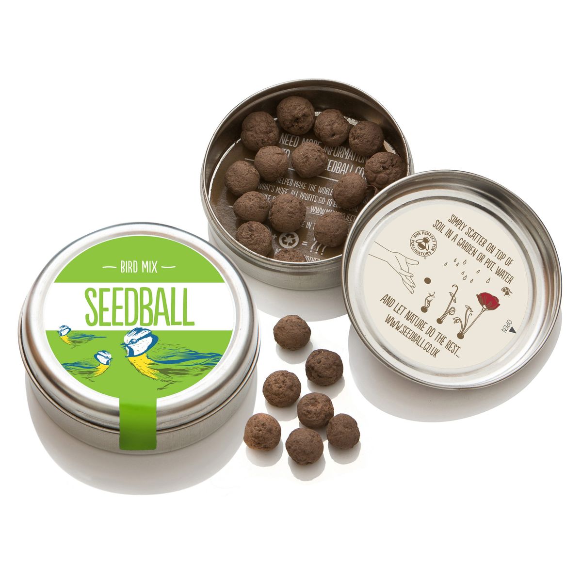 Bird Mix Seed Ball Tin