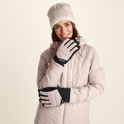 Adventure Waterproof Insulated Ski Gloves - Simply Taupe