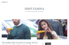 Screencapture of SimplyAmina