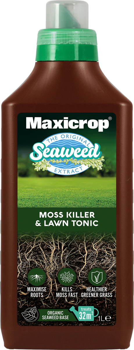 Maxicrop's Moss Killer and Lawn Tonic - new branding