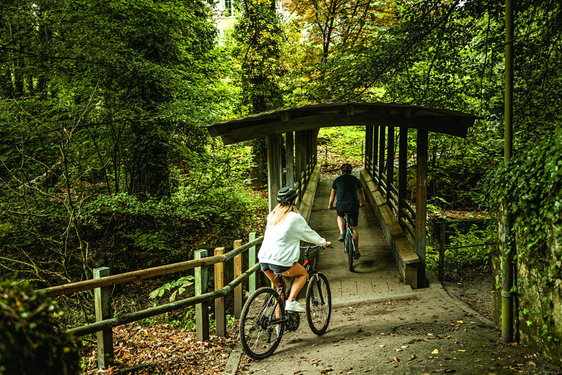 Cycling in Lausanne - nature