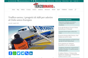 Screencapture of Terzo Binario News