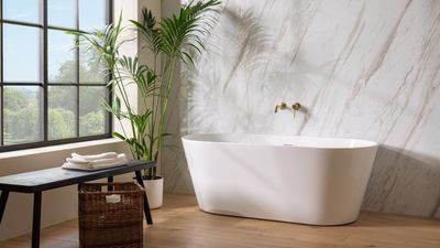 Suggested Header Naturewall, Elemence Calacatta Cream Marble Effect Panel, £129.99, 8452817.jpg
