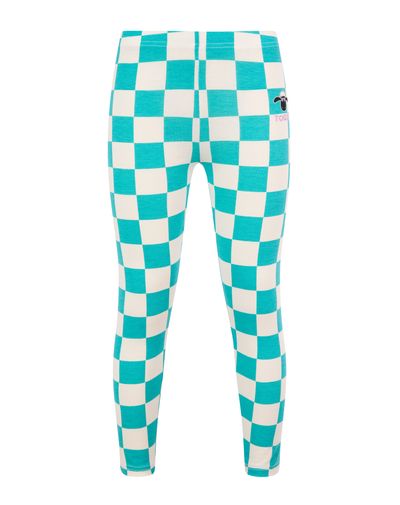 Harri Kids Shaun the Sheep Legging - Spearmint Woolly Checkerboard