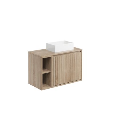 Alfie 800 Cabinet with Open Storage