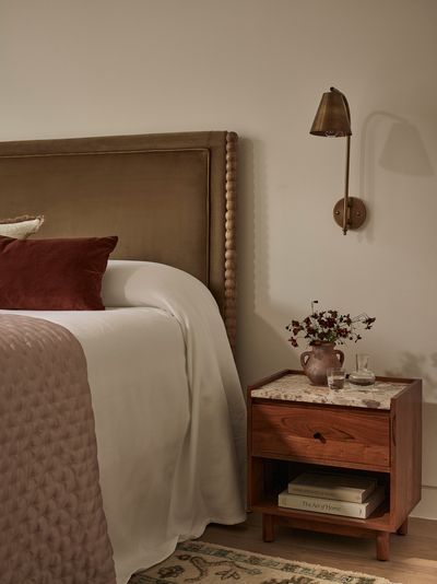 Oxford Kingsized Headboard in Olive