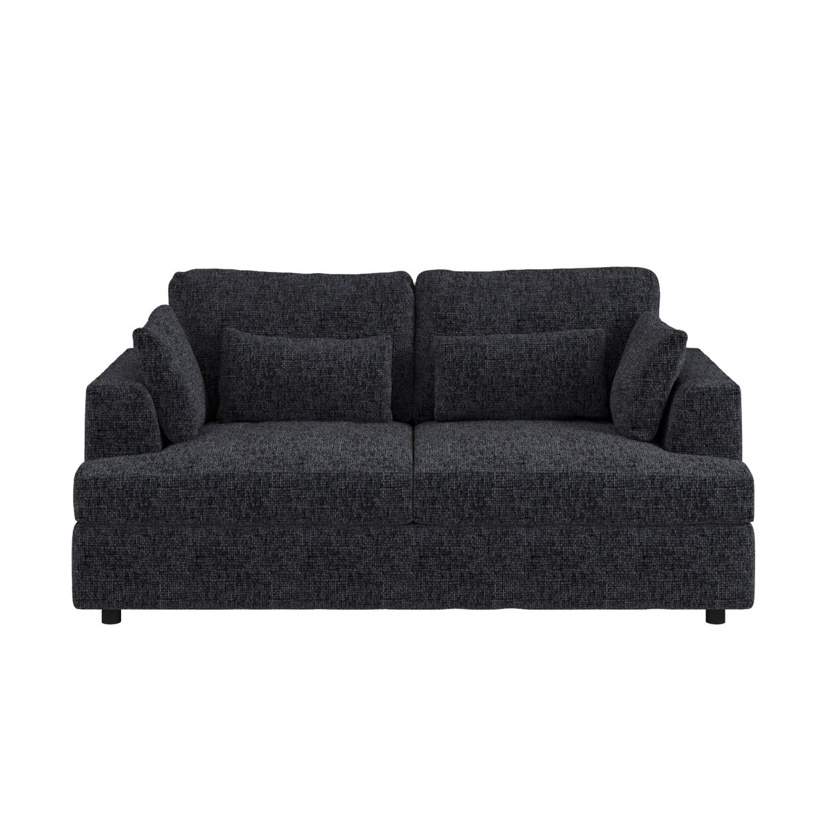 Solace+Co Drew 2 Seater Sofa - Charcoal