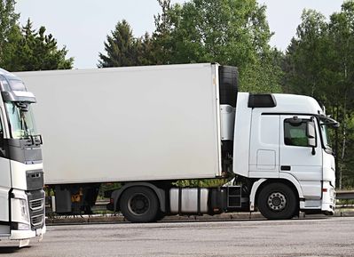 Lorries parked up 