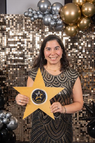 Janan Leo, founder of Cocorose London - a double winner of Gold (Best Customer Service) and Silver (Most Inspiring Businesswoman) awards at the national Best Businesswomen Awards 2024.