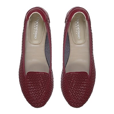 Burgundy 'Clapham' loafers from Cocorose London