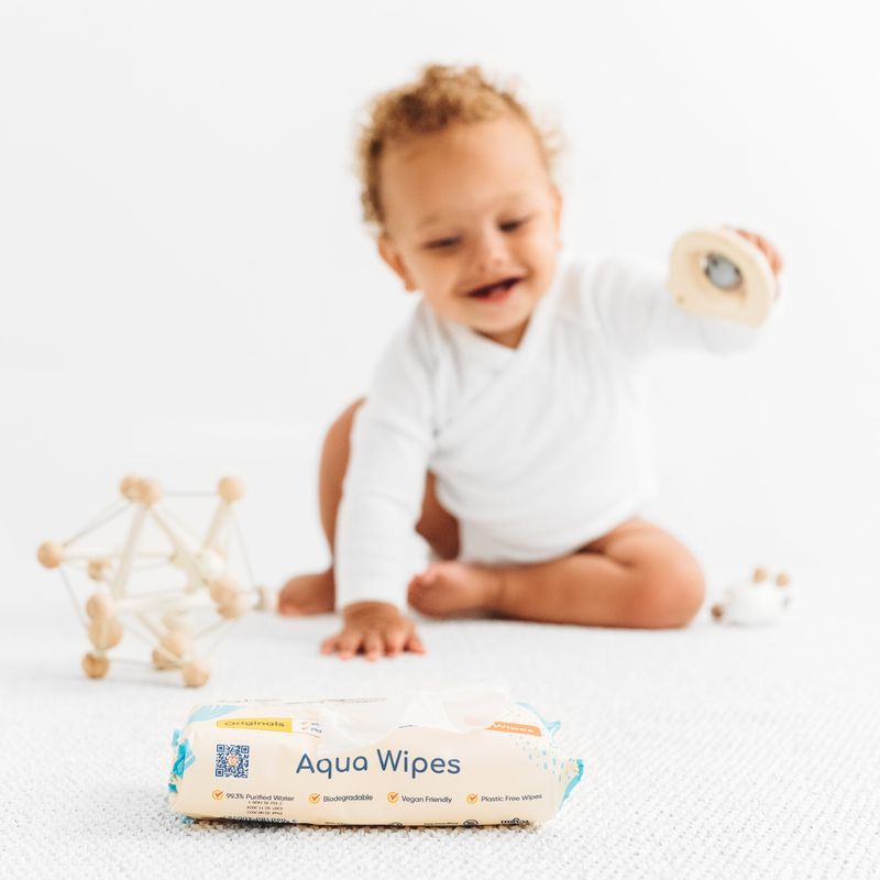 Aqua Wipes Originals clean and soothe with kindness.