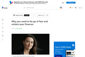 Screencapture of MSN
