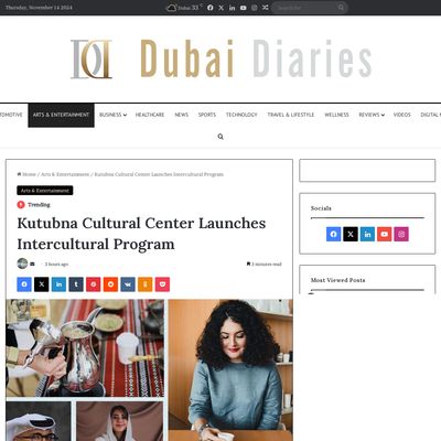 Screencapture of Dubai Diaries - UAE news