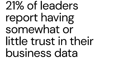 Research findings: Trust in data