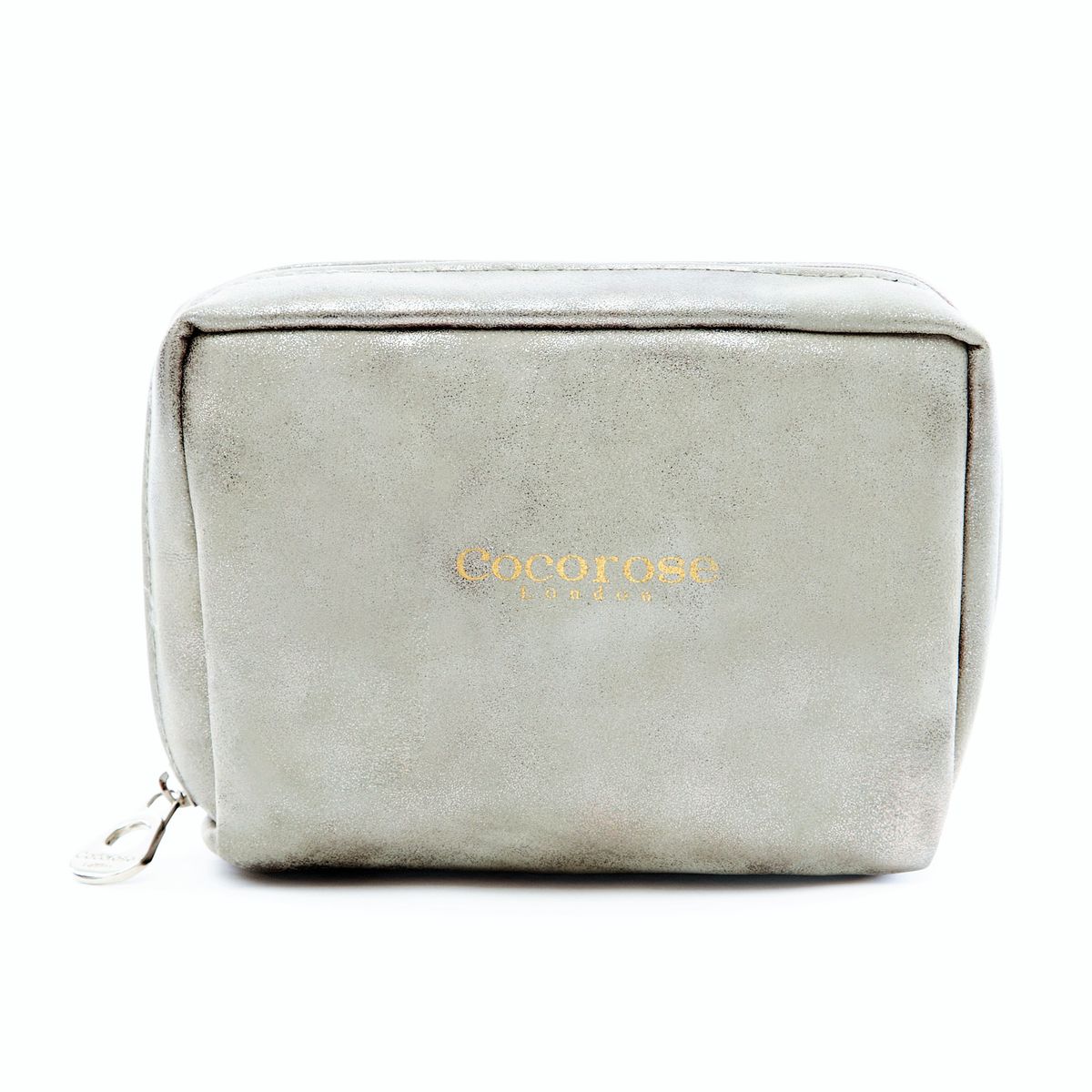 Barbican Silver Shimmer Travel Purse for matching ballerina pumps