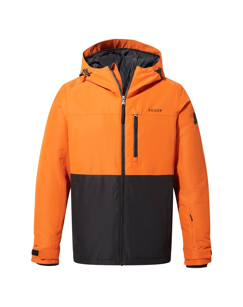 Whistler Men's Ski Jacket - Black/ Dark Orange 