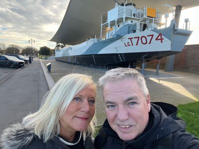 Paul and Fiona at the D Day Experience.jpeg