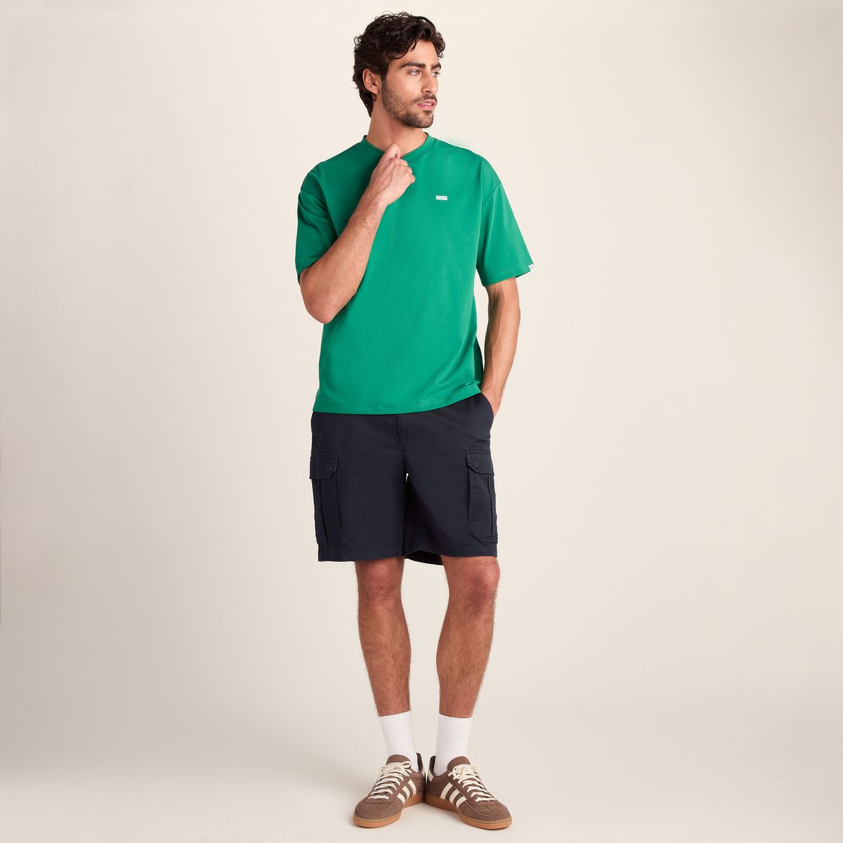 Pace Men's Supersoft Cargo Shorts - Dark Indigo