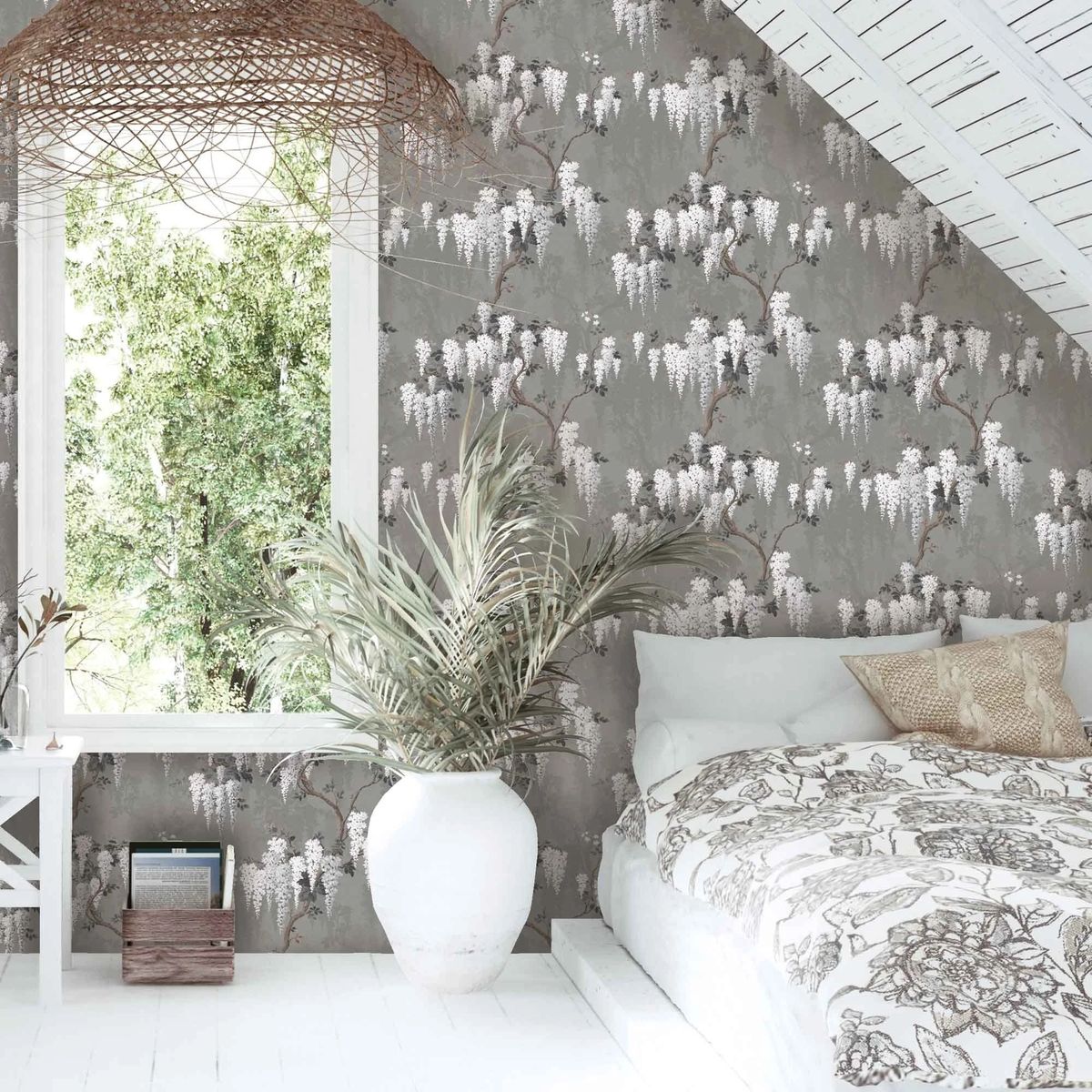 Pearl Lowe Collection - Wisteria in Latte/Slate Grey