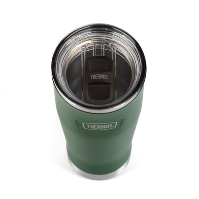 Thermos Icon Glide Travel Tumbler – 530ml - Rock Cap Green