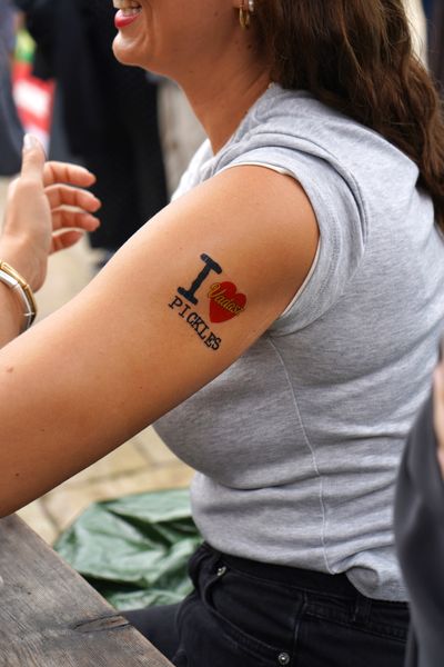 Pickle fans Vadasz it up at The Big Brine, London’s brand-new festival celebrating all things pickled, fermented and brined which took place at London’s Hackney Bridge this weekend. 