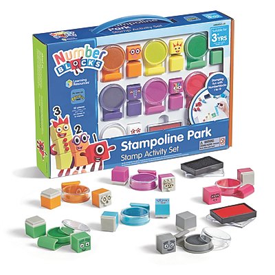 Numberblocks Stampoline Park Stamp Activity Set