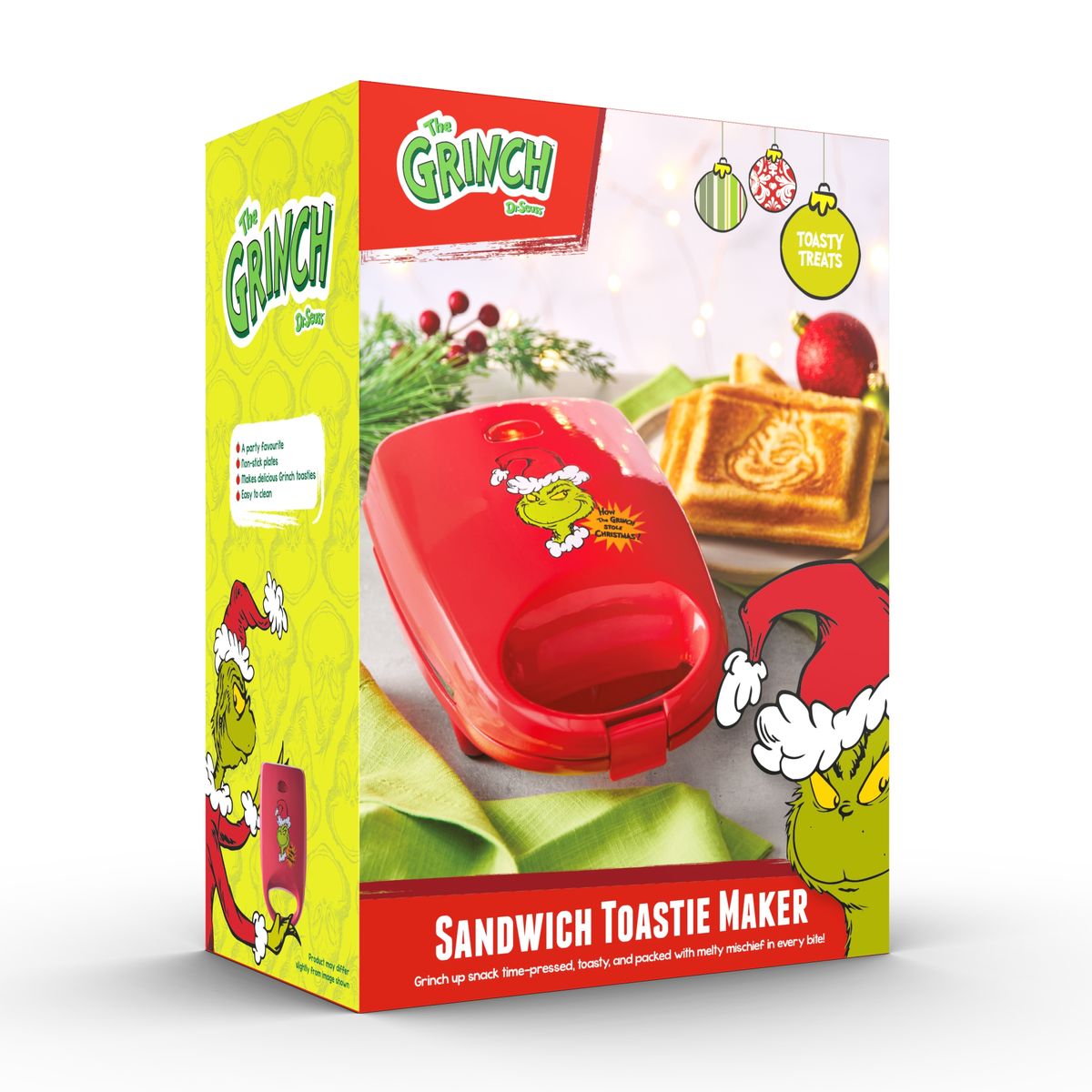 THE GRINCH SANDWICH TOASTIE MAKER - RED