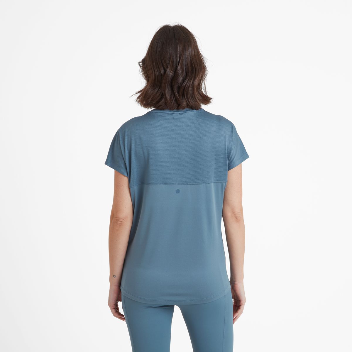Moorley Women's Tech Short Sleeve Top - Blue Dolphin