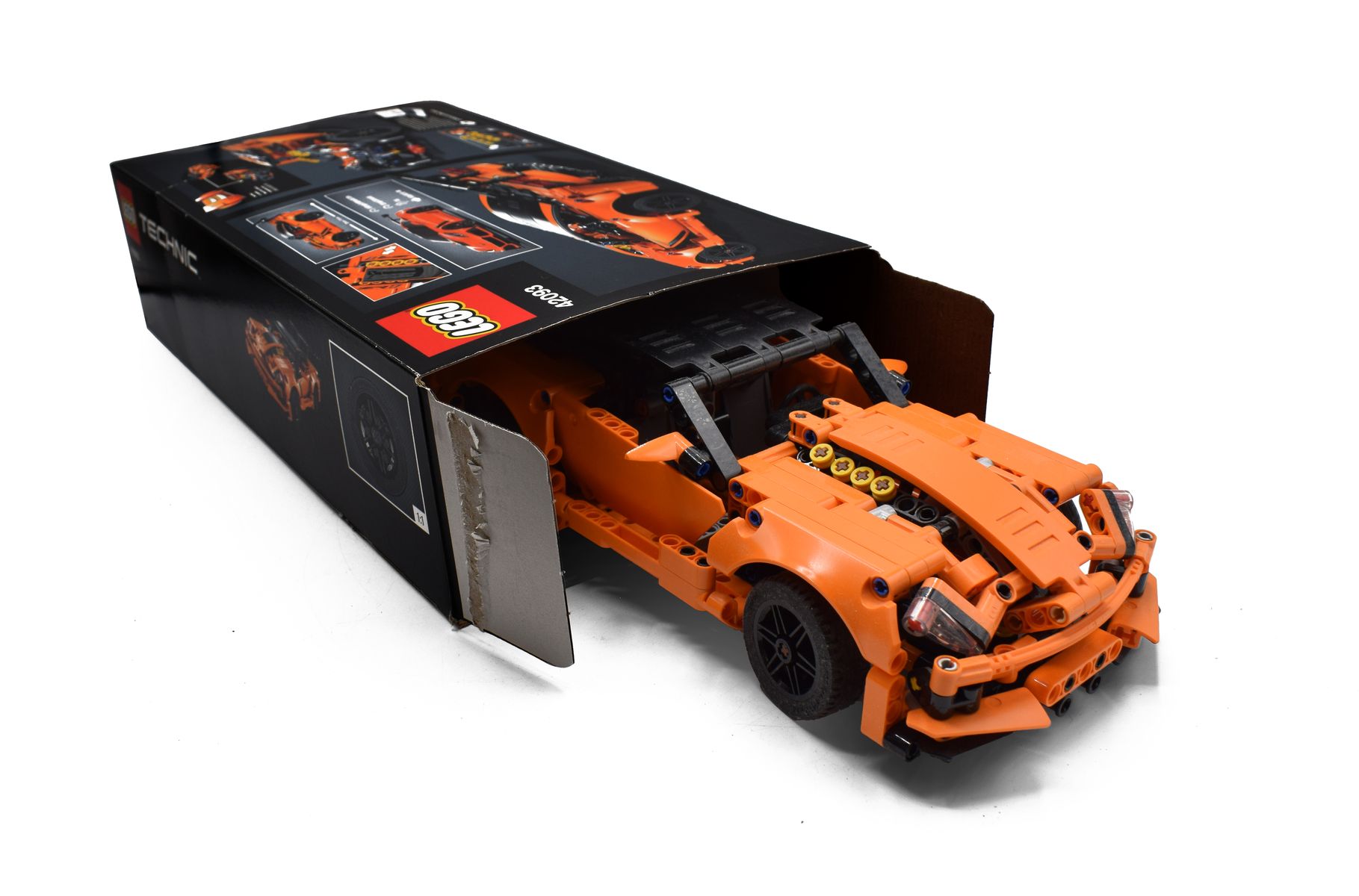 Boxed LEGO car