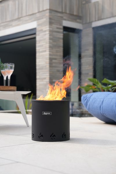 El Campo Fire Pit - Matte Stove Black