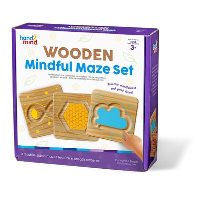 Wooden Mindful Maze Set