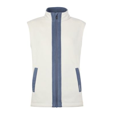 Arrad Women's Relaxed Fit Microfleece Gilet - Vanilla
