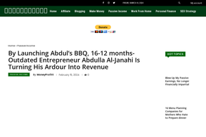 Screencapture of MoneyProfit