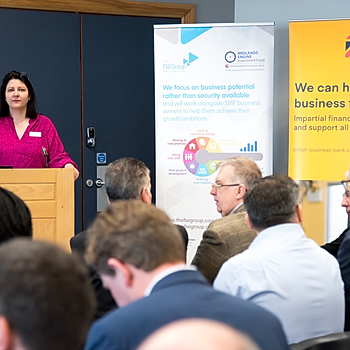 Tracy Sherratt speaking at an access to finance event staged by the British Business Bank and the Marches LEP in March.jpg