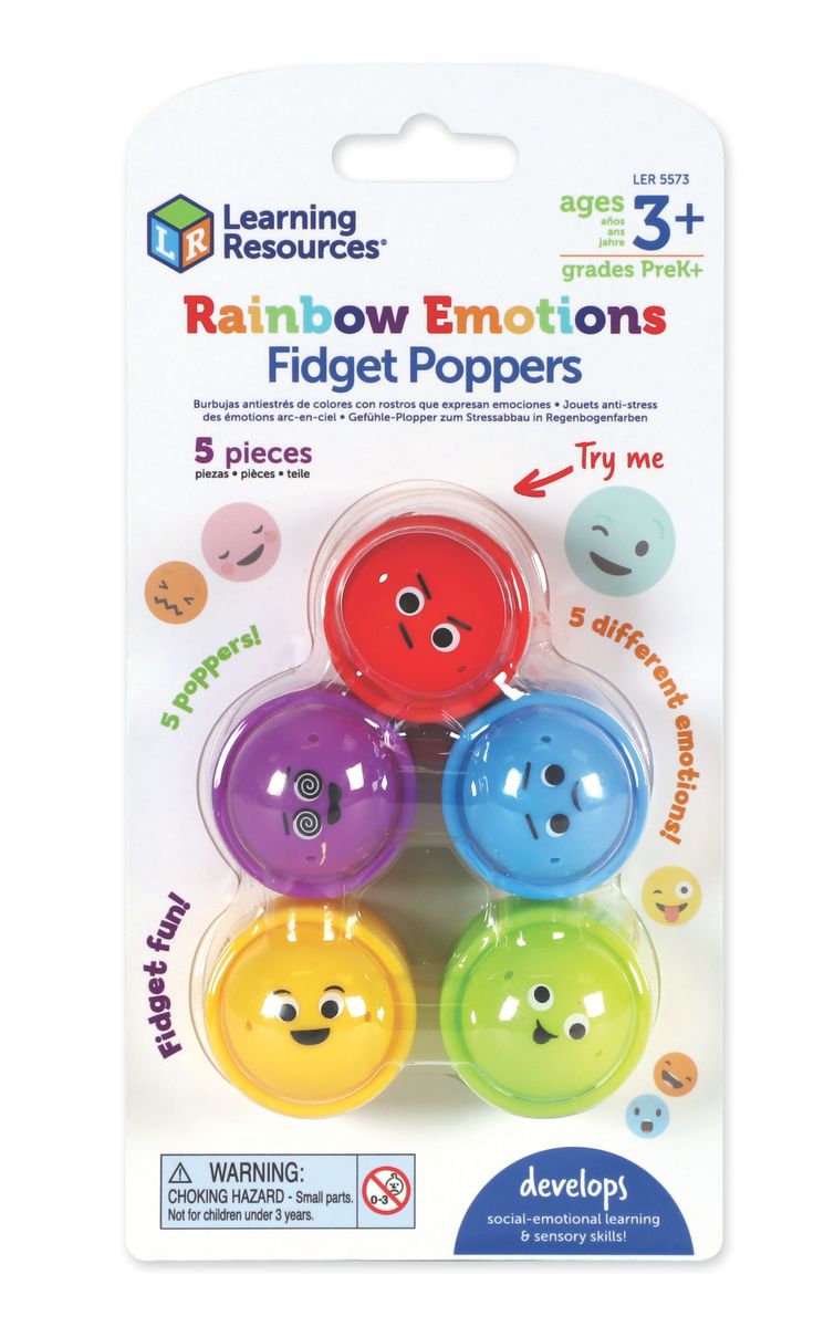 Rainbow Emotion Fidget Poppers