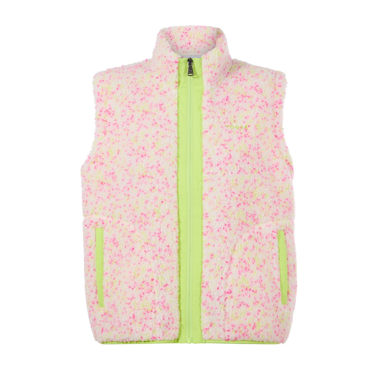 Olga Womens Thermal Sherpa Gilet - Vanilla Nep