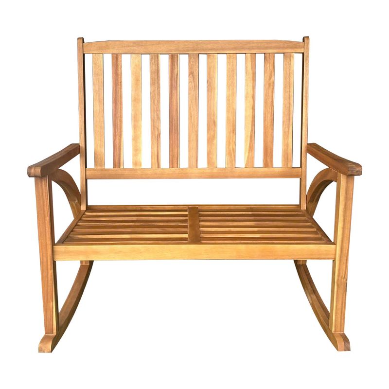 Lymington Acacia Wooden Rocking Bench