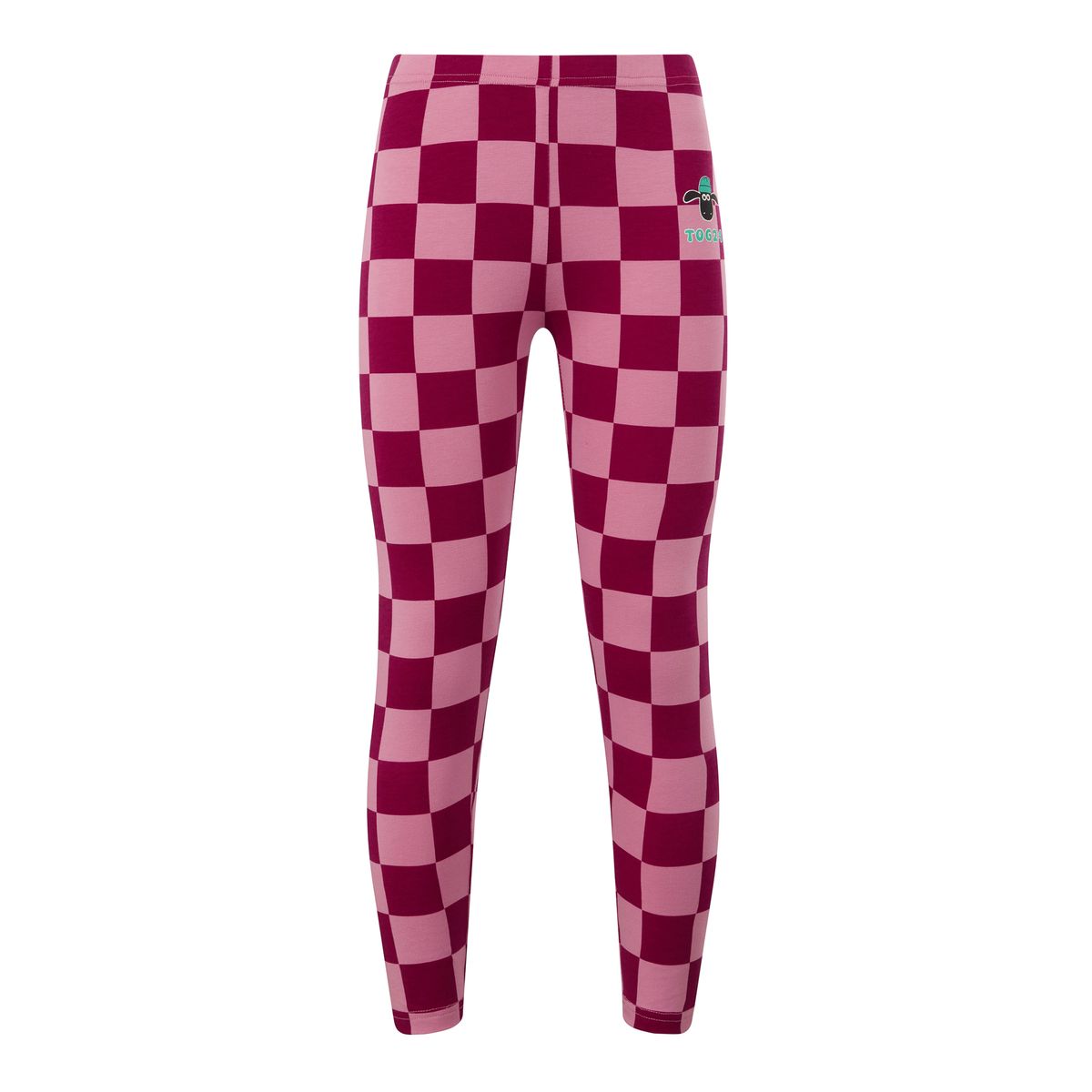 Racka Kids Shaun the Sheep Legging - Candy Floss/Beetroot Red