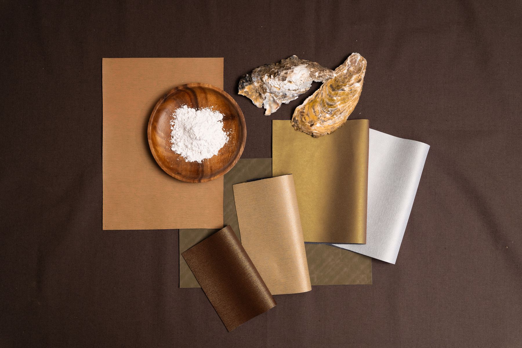 Ultrafabrics research lab testing with bio-based sea shell ingredients