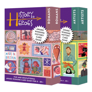 History Heroes Twin Pack: ROMANS + ARTISTS card games