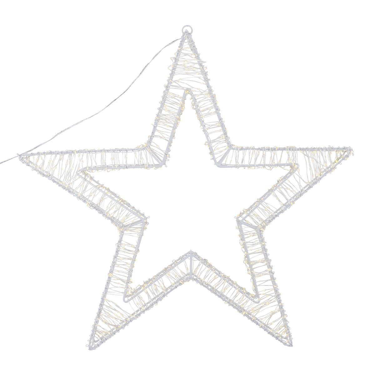 Indoor Outdoor 50cm Light Up Christmas Star