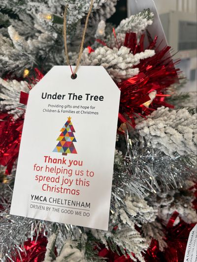 Under The Tree Christmas tree:  YMCA Cheltenham Sports Centre.