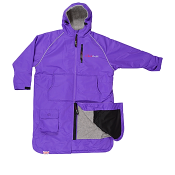 Charlie McLeod Eco cloak Long Sleeve in Purple RRP £119.95.jpg