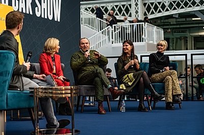 Cast of Classic at London Classic Car Show