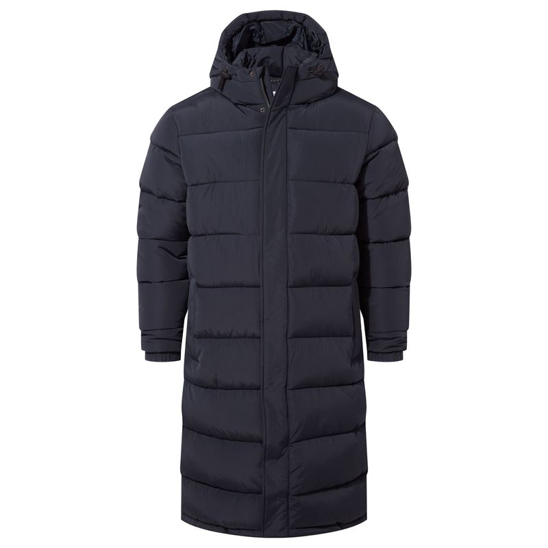 Langrick Men's Long Padded Jacket - Black