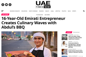 Screencapture of UAE Times Now